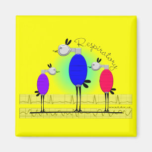 Aimant Cadeaux respiratoires de "oiseaux d'Ambu" de