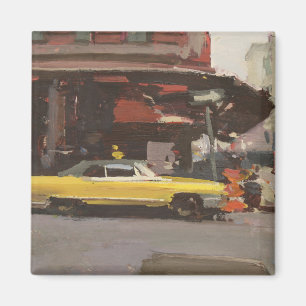 Aimant Cadillac jaune 2012