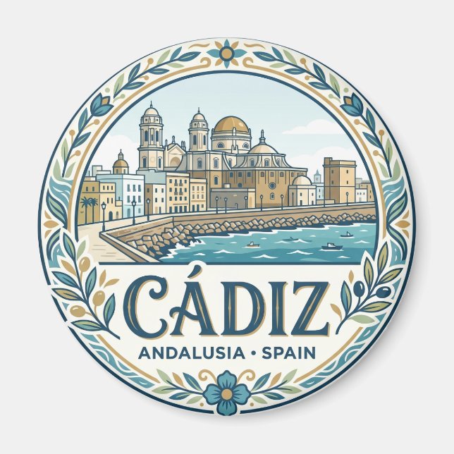 Aimant Cadix Espagne (Devant)
