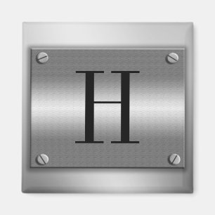 Aimant Cadre en métal de monogramme avec l'aimant de vis