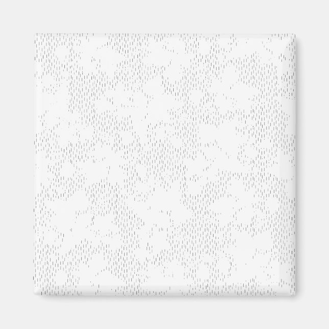 Aimant cadre photo noir et blanc avec fond blanc (Devant)