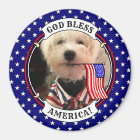 Cadre photo personnalisé USA American Flag Patriot