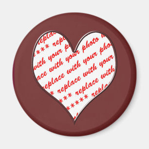 Aimant Cadre photo Valentine