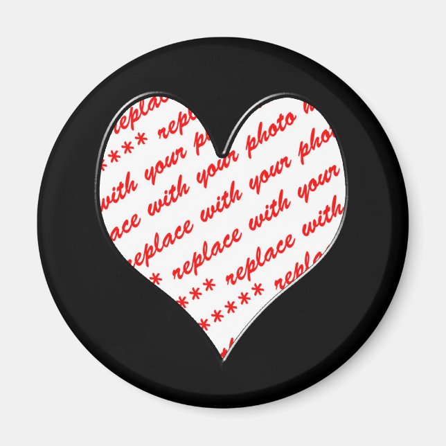 Aimant Cadre photo Valentine (Devant)