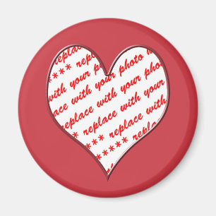Aimant Cadre photo Valentine