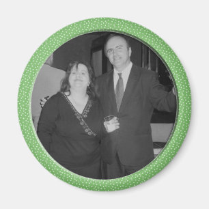 Aimant cadre vert de tache