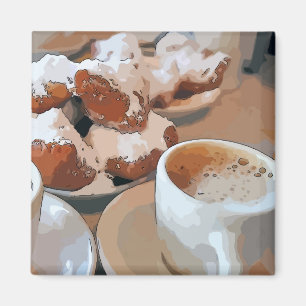 Aimant Café Aulait, café de la Nouvelle-Orléans