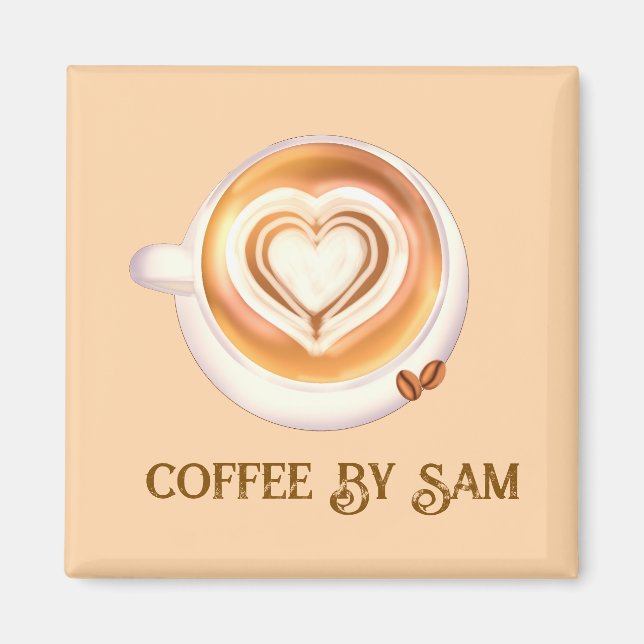 Aimant Café Cappuccino (Devant)