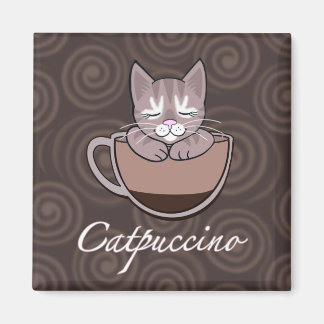 Aimant Café Catpuccino