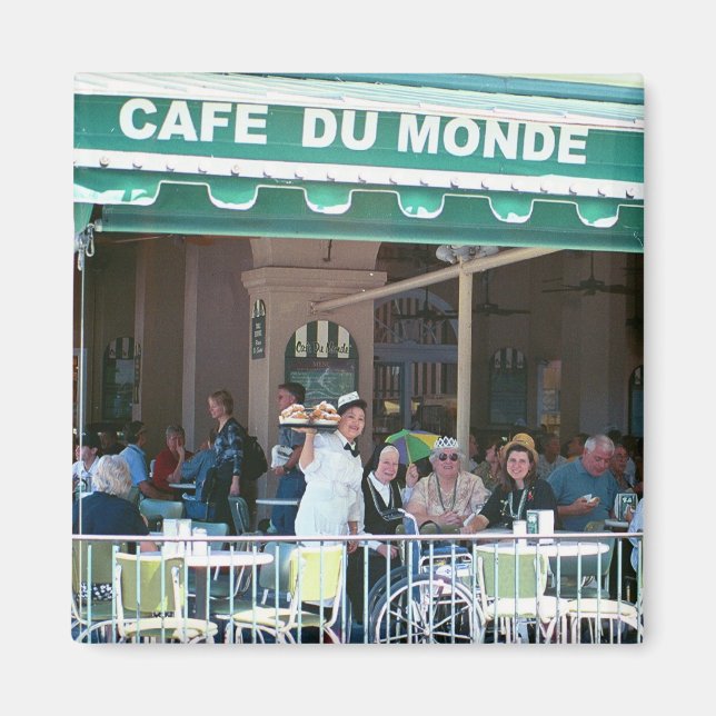 Aimant Café et beignets de la Nouvelle-Orléans (Devant)