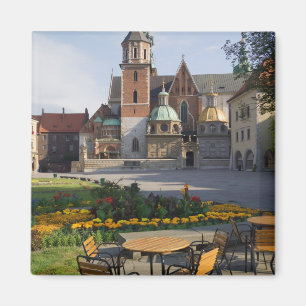 Aimant Café surplombant la cathédrale de Wawel, colline d