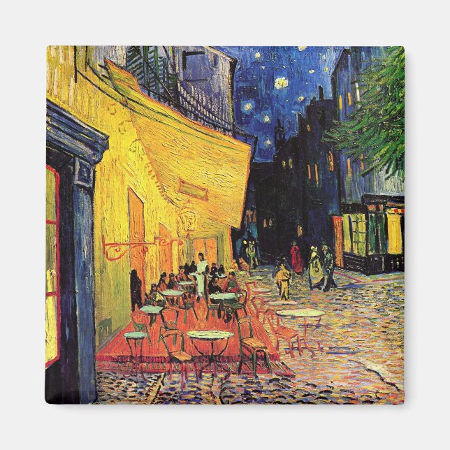 Aimant Café Terrasse à Arles, en Nuit - van Gogh (Devant)