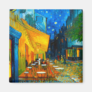 Aimant Café Van Gogh Terrasse en soirée