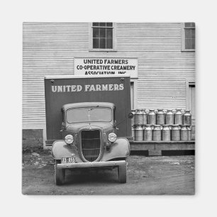 Aimant Cage de laiterie du Vermont, les années 1930