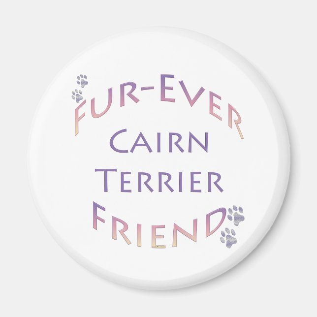 Aimant Cairn Terrier Furever (Devant)