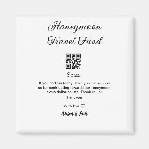 Aimant Caisse de lune de miel scannez le code QR ajouter 