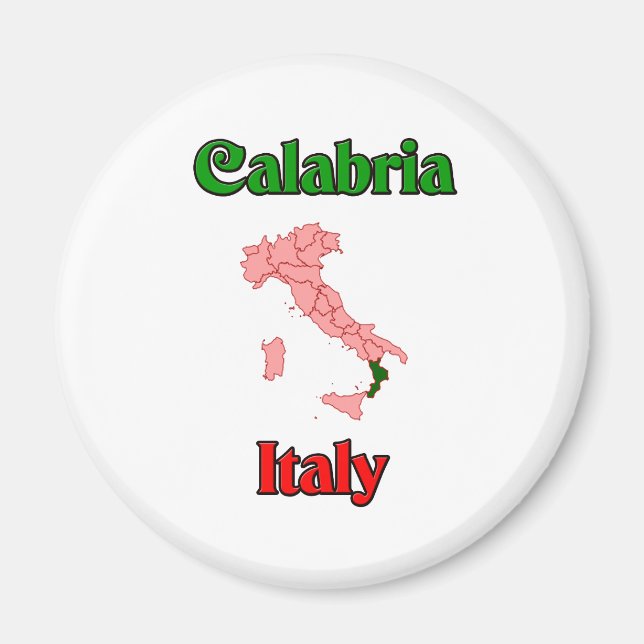 Aimant Calabre Italie (Devant)