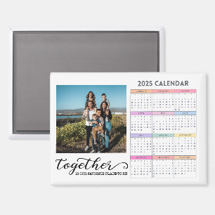 Aimant Calendrier Photo personnalisée 2025