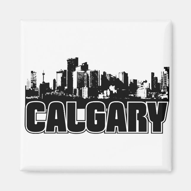 Aimant Calgary Skyline (Devant)