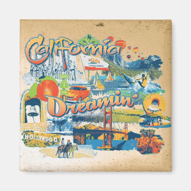 Aimant California Dreaming (Devant)