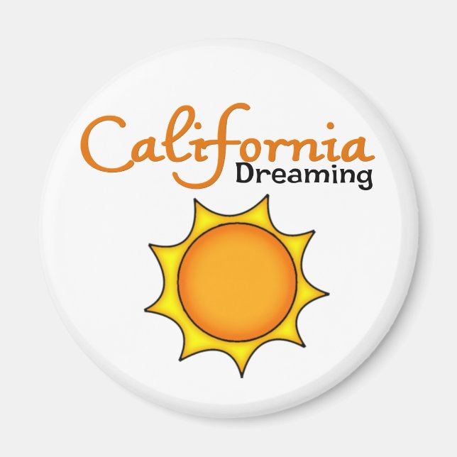 Aimant California Dreaming (Devant)