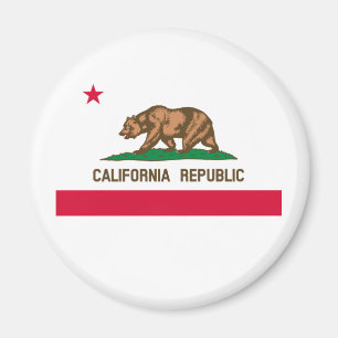 Aimant California State Flag Design