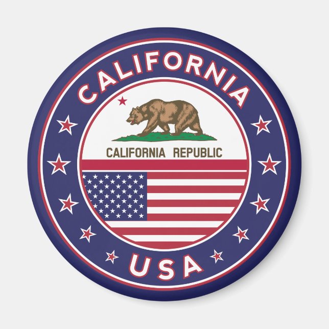 Aimant Californie (Devant)