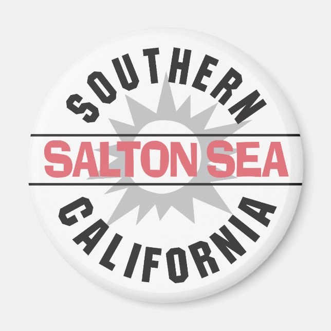 Aimant Californie du Sud - Mer de Salton (Devant)