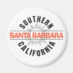 Aimant Californie du Sud - Père Noël Barbara