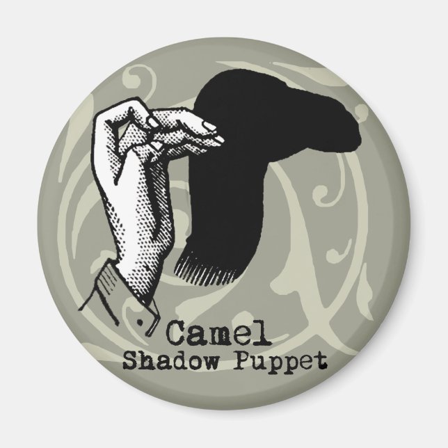Aimant Camel Hand Puppet Shadow Games (Devant)
