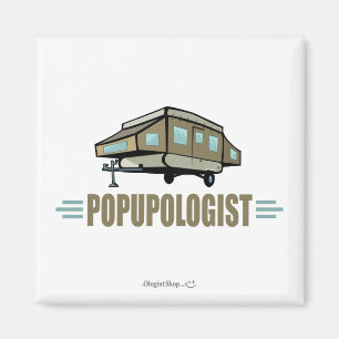 Aimant Caméra de pop up humoristique