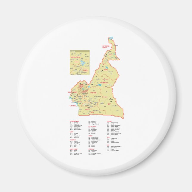 Aimant Cameroun (Devant)