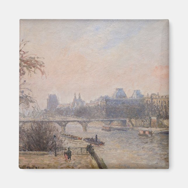Aimant Camille Pissarro - La Seine et le Louvre (Devant)