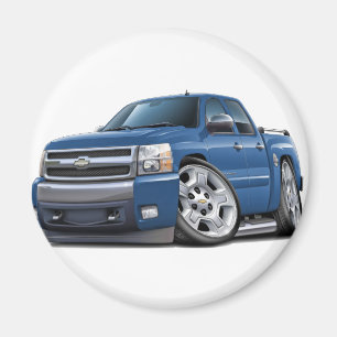 Aimant Camion bleu de granit de Chevy Silverado Dualcab