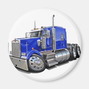 Aimant Camion de bleu de Kenworth w900