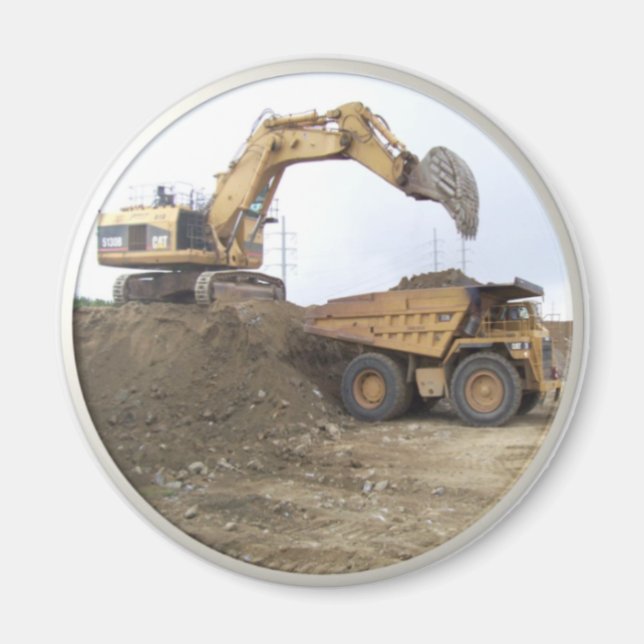 Aimant Camion de vidange / Excavateur à grande échelle (Devant)