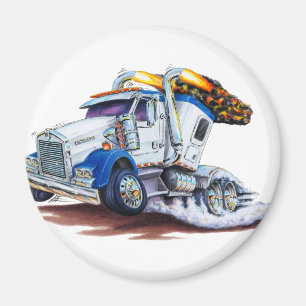 Aimant Camion semi-remorque avec sleepercab