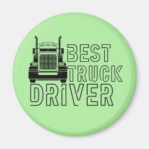 Aimant Camionneur léger vert meilleur transporteur de cam