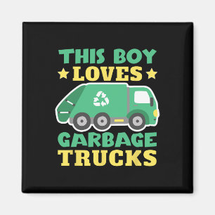 Aimant Camions Trash Toddler Garge Camion Enfants