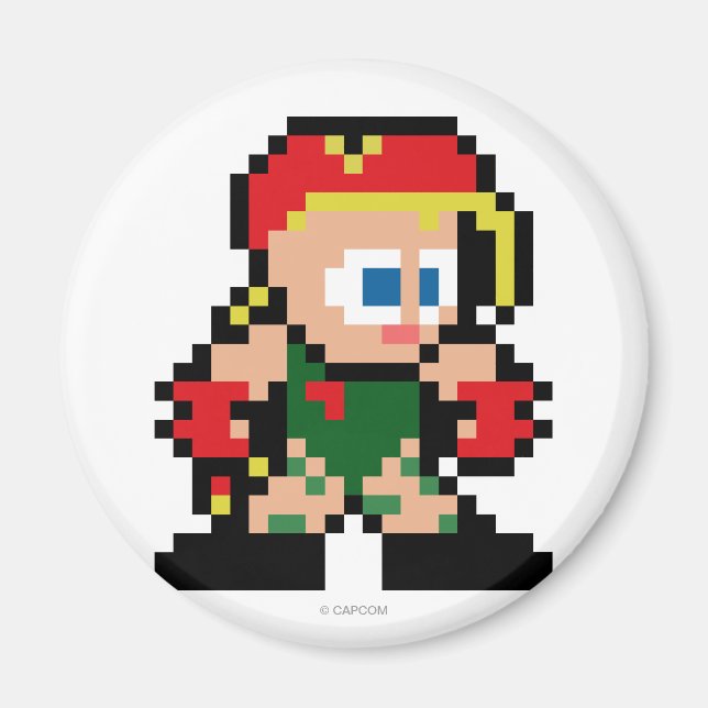Aimant Cammy à 8 bits (Devant)