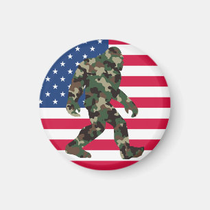 Aimant Camo Bigfoot Sasquatch