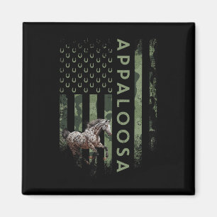 Aimant Camouflage américain vintage Appaloosa Horse1