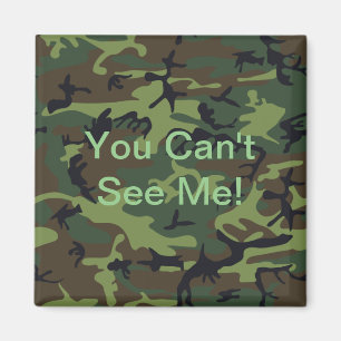 Aimant Camouflage vert militaire