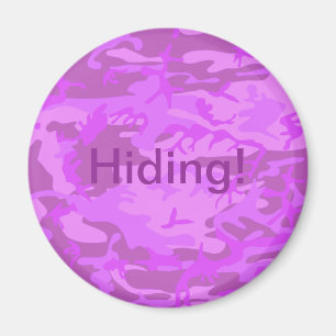 Aimant Camouflage violet clair