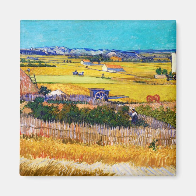 Aimant Campagne d'automne, Van Gogh (Devant)