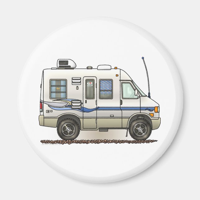 Aimant Camper RV Rialta Winnebago (Devant)
