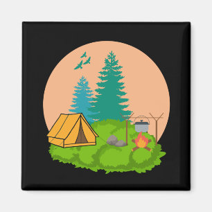 Aimant camping