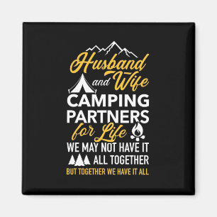 Aimant Camping Mari Et Femme Partenaire À Vie