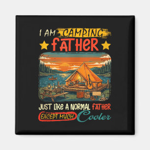 Aimant Camping père définition beaucoup plus cool fête de