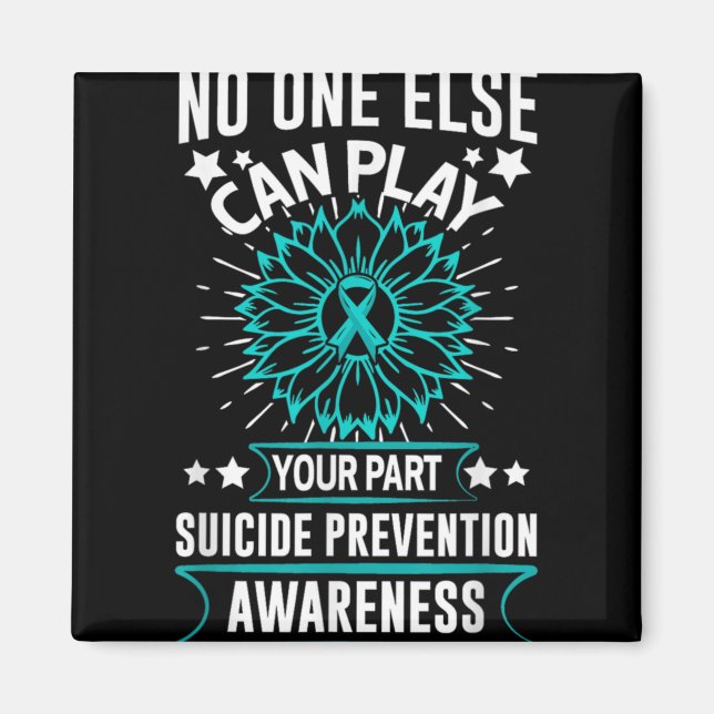 Aimant Can Ever Play Your Part Suicide Prevention Awarene (Devant)